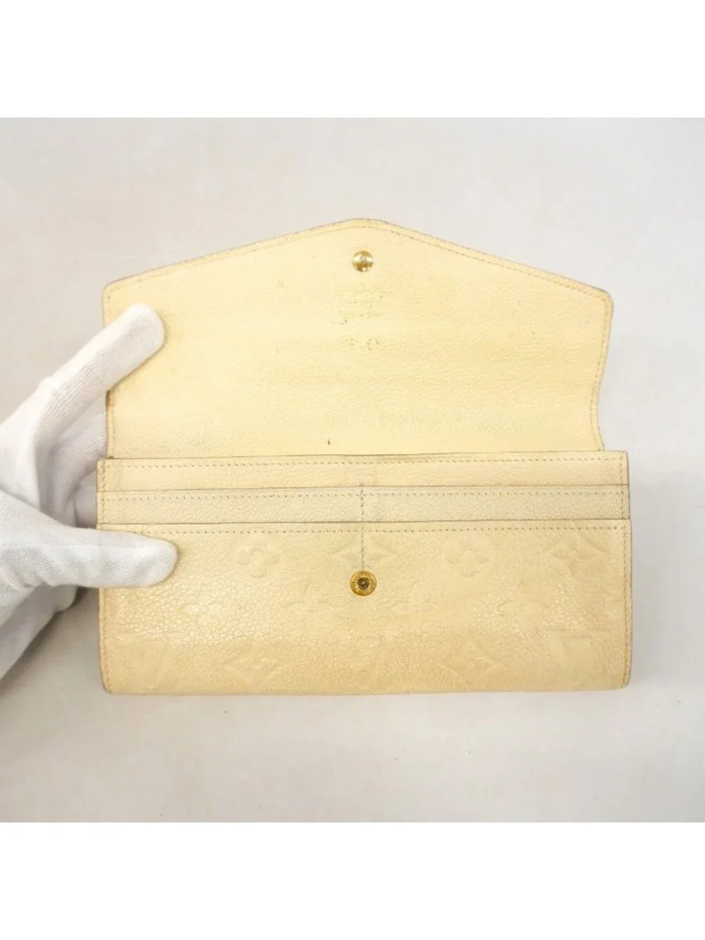 Louis Vuitton Wallet Monogram Empreinte Portefeuille Curilles Neige